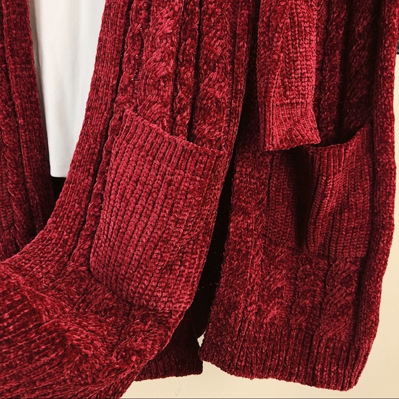 ⭐️Last L — Chenille Chunky Knit Open Cardigan - Picture 7 of 7